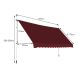 Montelux Easy 350x120cm Bordo Balkonska Tenda - EP3077405