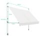 Montelux Easy 350x120cm Bež Balkonska Tenda - EP3077408
