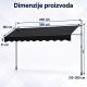 Montelux Easy 400x120cm Crna Balkonska Tenda - EP3077414