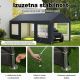 Venturo Titan 600x300cm Siva Garaža Šator Paviljon - EP3123780