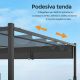 Venturo Prestige 3x3m Siva Pergola Čelična konstrukcija - EP3123795
