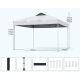 Venturo Garden 3x3m Beli Paviljon sa mehanizmom - EP3077447
