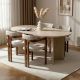 NORDURE Set trpezarijski sto i stolice 4/1 Meridia, braon/bela - EP3132673