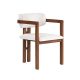 NORDURE Set trpezarijski sto i stolice 4/1 Meridia, braon/bela - EP3132673