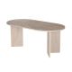 NORDURE Set trpezarijski sto i stolice 4/1 Meridia, mermerna krem/zelena/braon - EP3132682