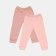 Mafimi Pamučne Pantalonice set od 2 - puder, kajsija - P-1260