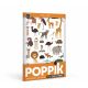 POPPIK Edukativni poster s nalepnicama Mini otkrića: Braon boja - MIN010