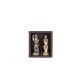 ROD - poklon set dve skulpture u boji srebra - ROD000301