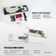 FANTECH Tastatura Mehanicka Gaming MK878S RGB Atom 104S Mori bela (Rosie switch) - EP3169523