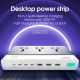 Produzni kabl LDNIO SC3 10-IN-1 3 uticnice 4xPD 3xUSB GaN 65W Total Power 100W 2m - EP3199283