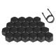 CARMOTION Set ukrasnih poklopaca za šrafove točka 21kom 21mm - 1APT86919
