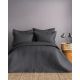 DEKOR DOM Set prekrivač i jastučnice Issimo double - Simply Satin, fume - 040689