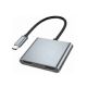 FAST ASIA Adapter-konvertor Type-C na 2xHDMI 4K+USB 3.0+Type C - 200292-1