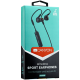 CANYON BTH-1 Bluetooth sport earphones with microphone, cable length 0.3m, 18*25*22mm, 0.028kg, Black - CNS-SBTHS1B