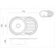 QUADRON Ugradna sudopera sa oceđivačem TOM 211 SteelQ HD211SAT7750 - EP3191850