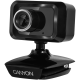 CANYON Enhanced 1.3 Megapixels resolution webcam with USB2.0 connector, viewing angle 40°, cable length 1.25m, Black, 49.9x46.5x55.4mm, 0.065kg - CNE-CWC1