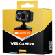 CANYON Enhanced 1.3 Megapixels resolution webcam with USB2.0 connector, viewing angle 40°, cable length 1.25m, Black, 49.9x46.5x55.4mm, 0.065kg - CNE-CWC1