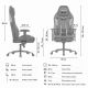Huzaro Force 8.3 Carbon Crna Gaming stolica - EP3109095