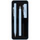 FABER CASTELL Set grip 2010 hemijska olovka+nalivpero M sky blue 201524 - 201524