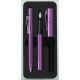 FABER CASTELL Set grip hemijska olovka+nalivpero M glam violet 201534 - 201534
