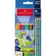 FABER CASTELL Drvene bojice1/10 grip dinosaurus + 3 grip metallic 201545 - AM201545
