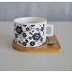 DEKOR DOM Šolja CYLINDER FLOWERS C7 - N02 - 022626