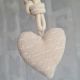 DEKOR DOM Magnet za zavese Hearts G282, bela - 021459