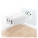 TNB Punjač CHGAN65W, 65W, USB-C X 2 + USB-A QC 3.0 - 37302
