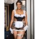 Seksi kostim sobarice  za krupnije dame R81194P - R81194P
