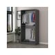 HANAH HOME Garderober Kale Glass Anthracite 190 - 203808