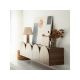 HANAH HOME TV polica Mesta Walnut - 204076