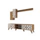 HANAH HOME TV komoda sa policama Class S, braon/bela - 204096