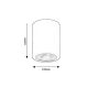 Rabalux Ugradna i nadgradna rasveta Kobald E27 1x MAX 25W mat crno (2055) - 2055-1