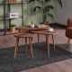 HANAH HOME Set klub stolova Alvin 3/1, braon - EP3056637