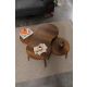 HANAH HOME Set klub stolova Marlo 2/1, braon - EP3056643