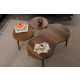 HANAH HOME Set klub stolova Marlo 2/1, braon - EP3056643