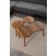 HANAH HOME Set klub stolova Marlo 2/1, braon - EP3056643