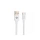 Kucni punjac Teracell Evolution TC-04, QC PD, USB-PD 18W+18W, 36W (total) sa Type C kablom beli CE - 209045