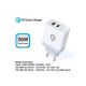 Kucni punjac Teracell Evolution TC-04, QC PD, USB-PD 18W+18W, 36W (total) beli CE - 209046