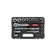 WURTH Set nasadnih ključeva 1/2'' 6ugaoni Red Stripe 22kom - 5763112022