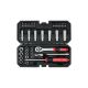 WURTH Set nasadnih ključeva 1/4'' 6ugaoni Red Stripe 40kom - 5763114040