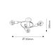 RABALUX Plafonjera Carly E27 15W - 2095