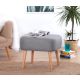 ATELIER DEL SOFA Tabure Parrot, siva - EP2801280