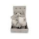 BBO Plišana igračka i ćebence Bear (20TB0159) - grey - 20TB0159-2