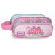 ENSO GIRL ZONE prazna pernica sa 3 pregrade - pink - EP3107655