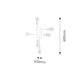 Rabalux Plafonjera Lanny E27 6x MAX 15W crna (2103) - 2103-1-1