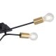 Rabalux Plafonjera Lanny E27 6x MAX 15W crna (2103) - 2103-1-1