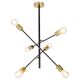 Rabalux Visilica Lanny E27 6x MAX 15W crna (2104) - 2104-1