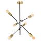 Rabalux Visilica Lanny E27 6x MAX 15W crna (2104) - 2104-1
