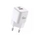 Kucni punjac KONFULON JK75, GaN, QC3.0 18W, PD 20W beli - 210925